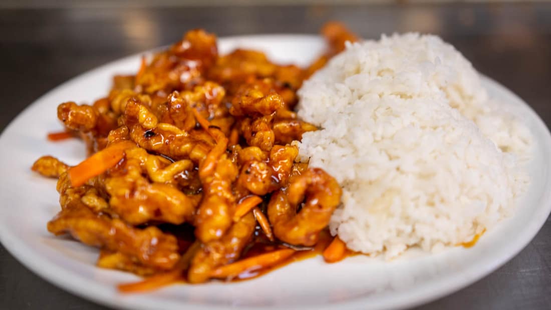 Crunchy Hunan Chicken Lunch